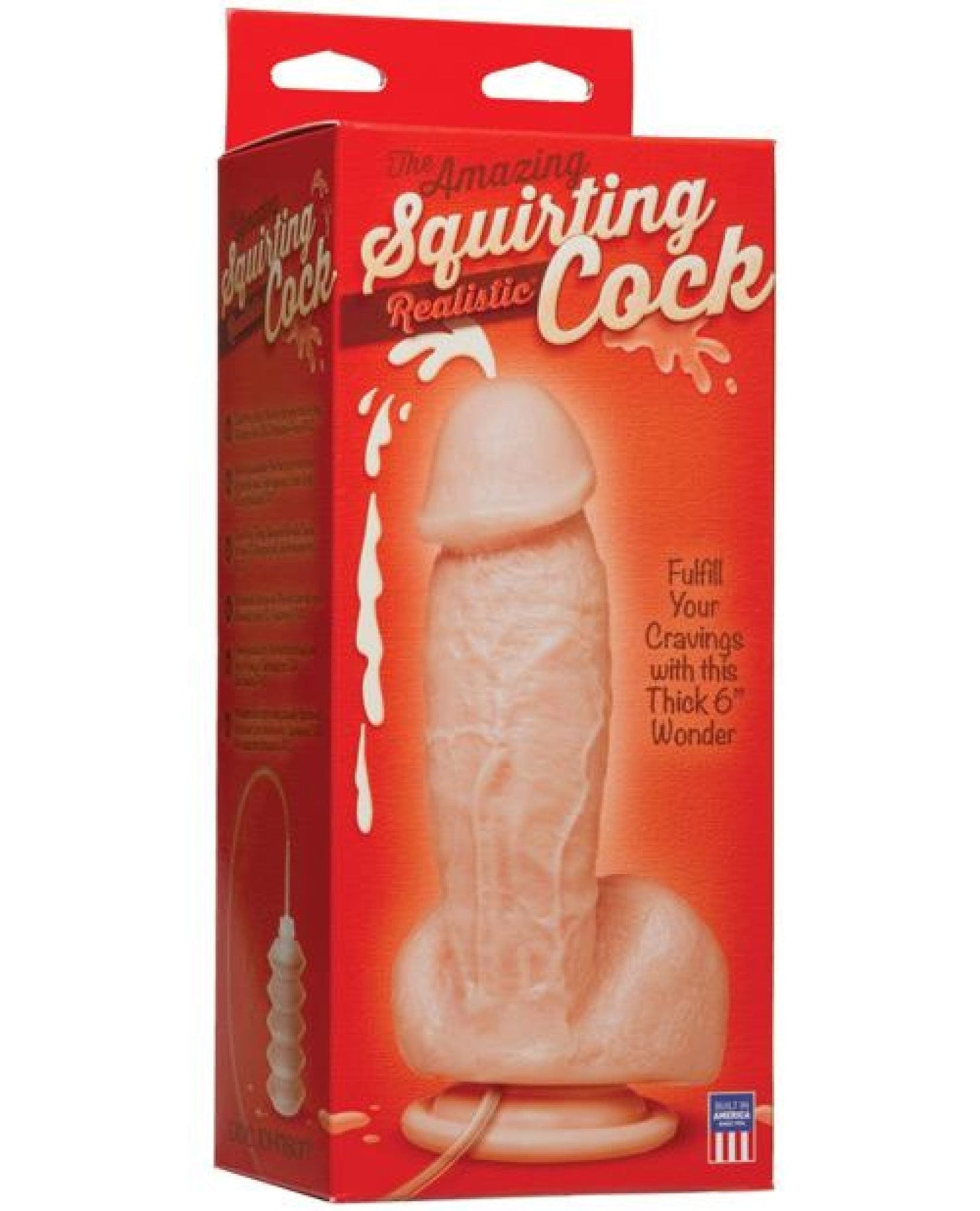Doll Authority Dongs & Dildos Squirting Realistic Cock W-splooge Juice - Flesh