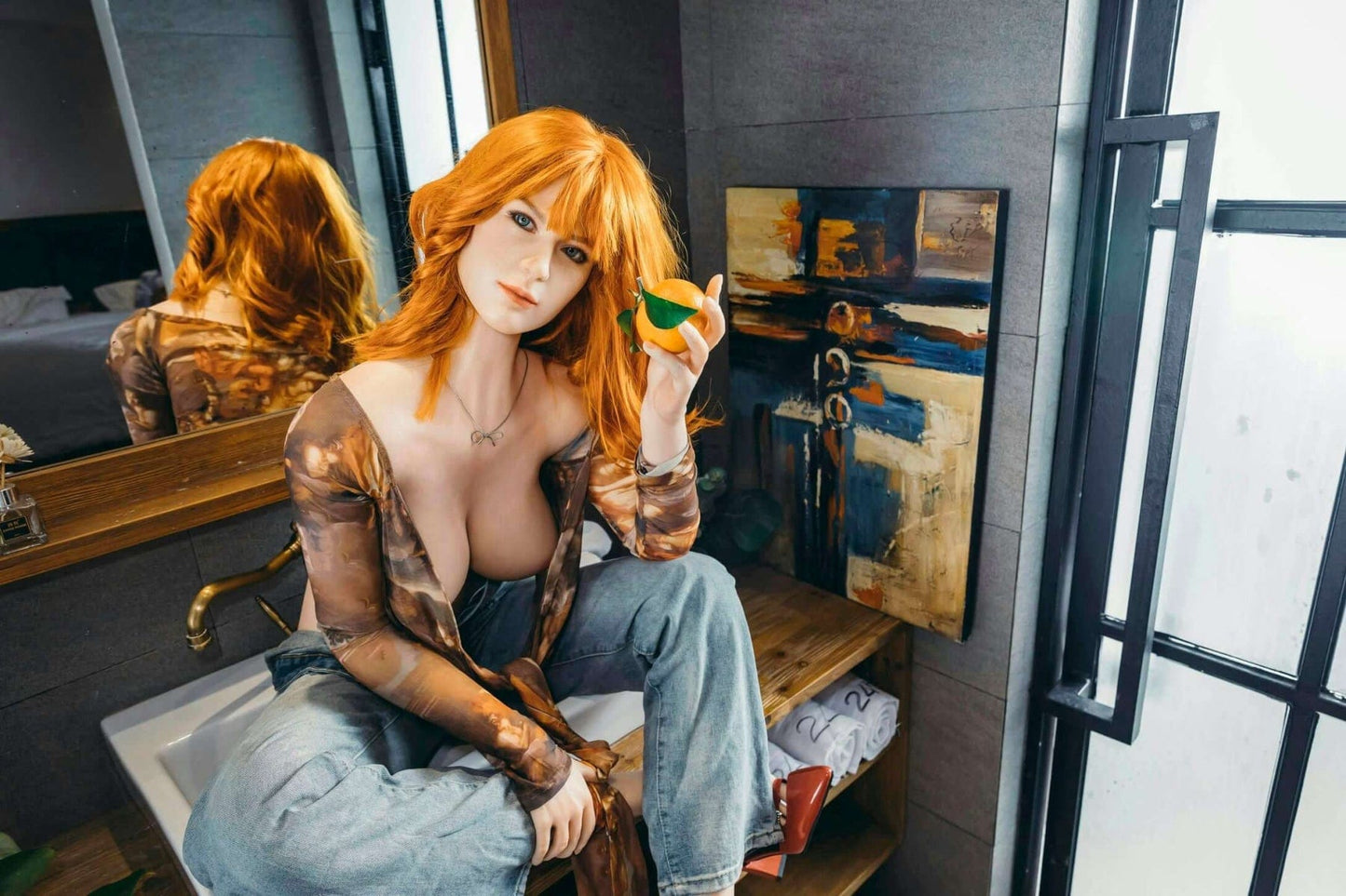 Doll Authority SEX DOLL 5'6" (172cm) - F-Cup Body Rebecca Life Size Sex Doll - Starpery®