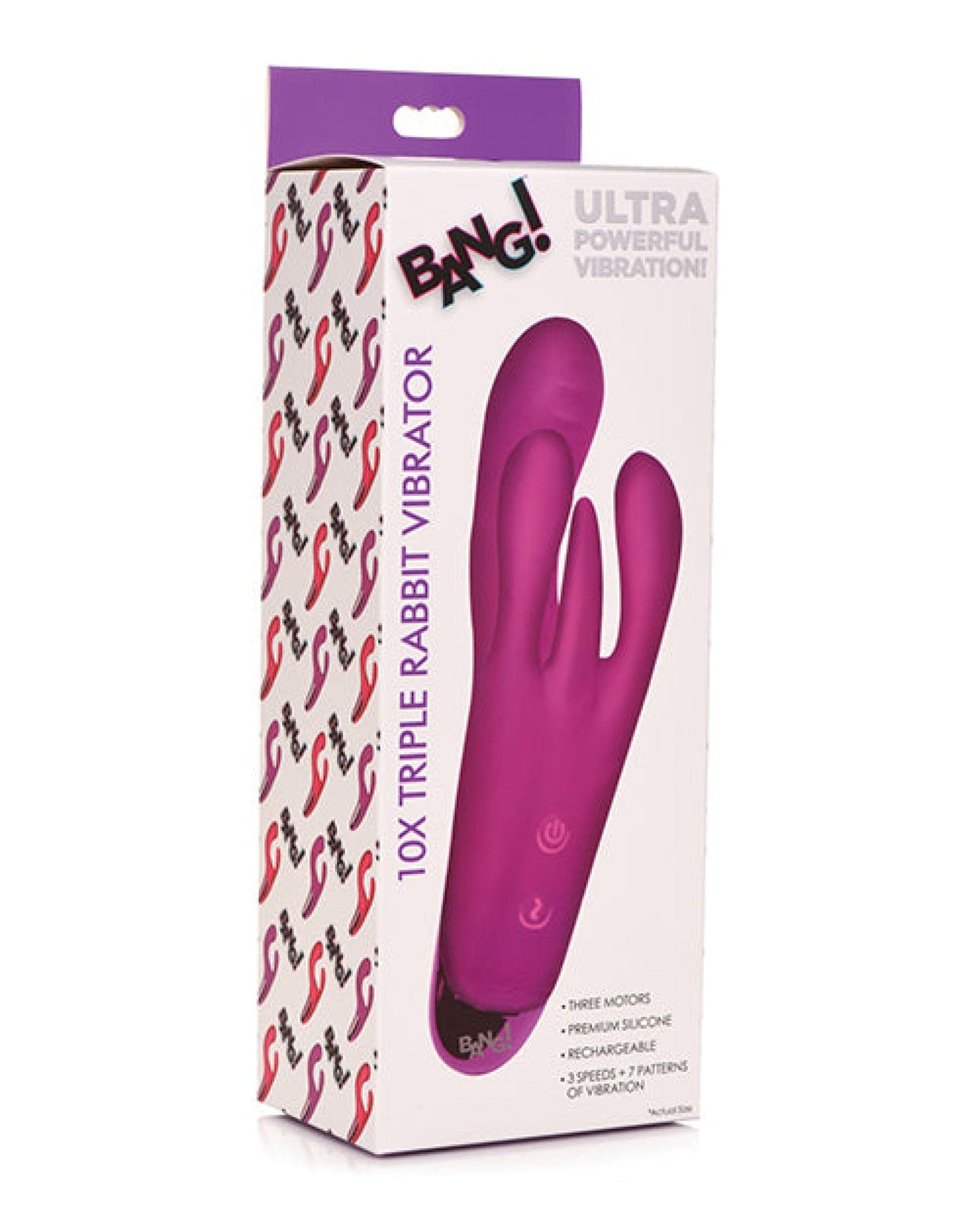 Doll Authority Vibrators Purple Bang! Triple Rabbit Vibrator