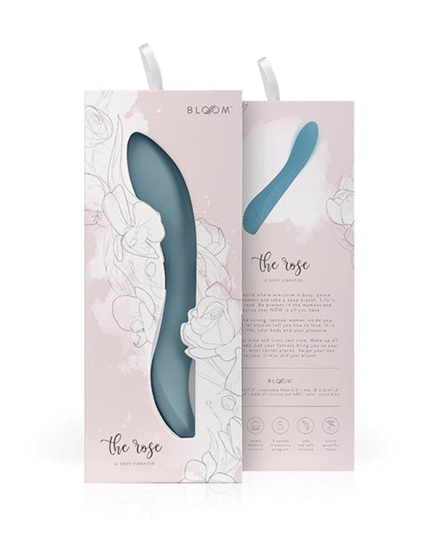 Doll Authority Vibrators Bloom The Rose G-spot Vibrator - Teal