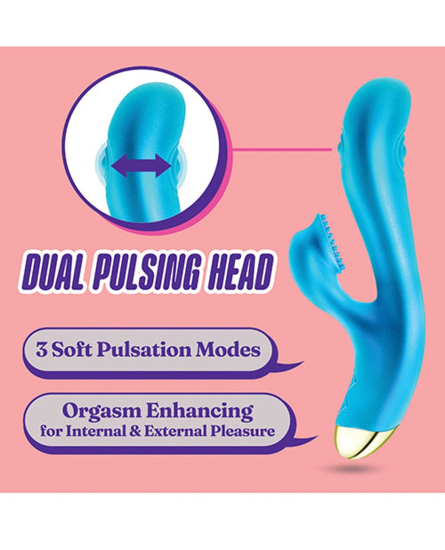 Doll Authority Vibrators Blush Aria Arousing Af - Blue