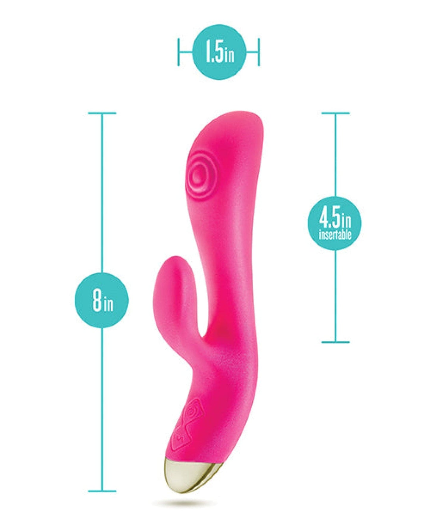 Doll Authority Vibrators Blush Aria Pleasin' Af - Fuchsia