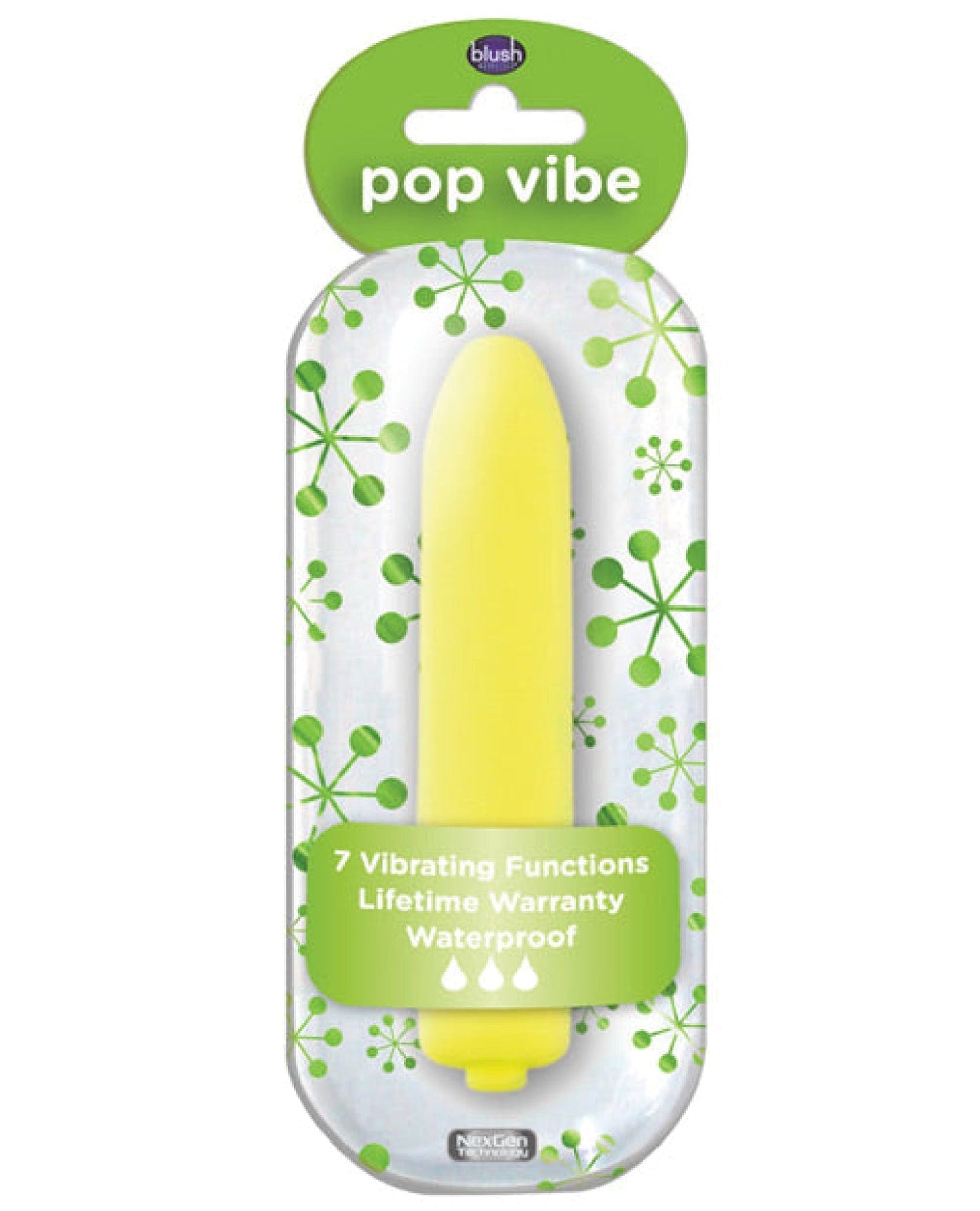 Doll Authority Vibrators Lime Green Blush Pop Vibe
