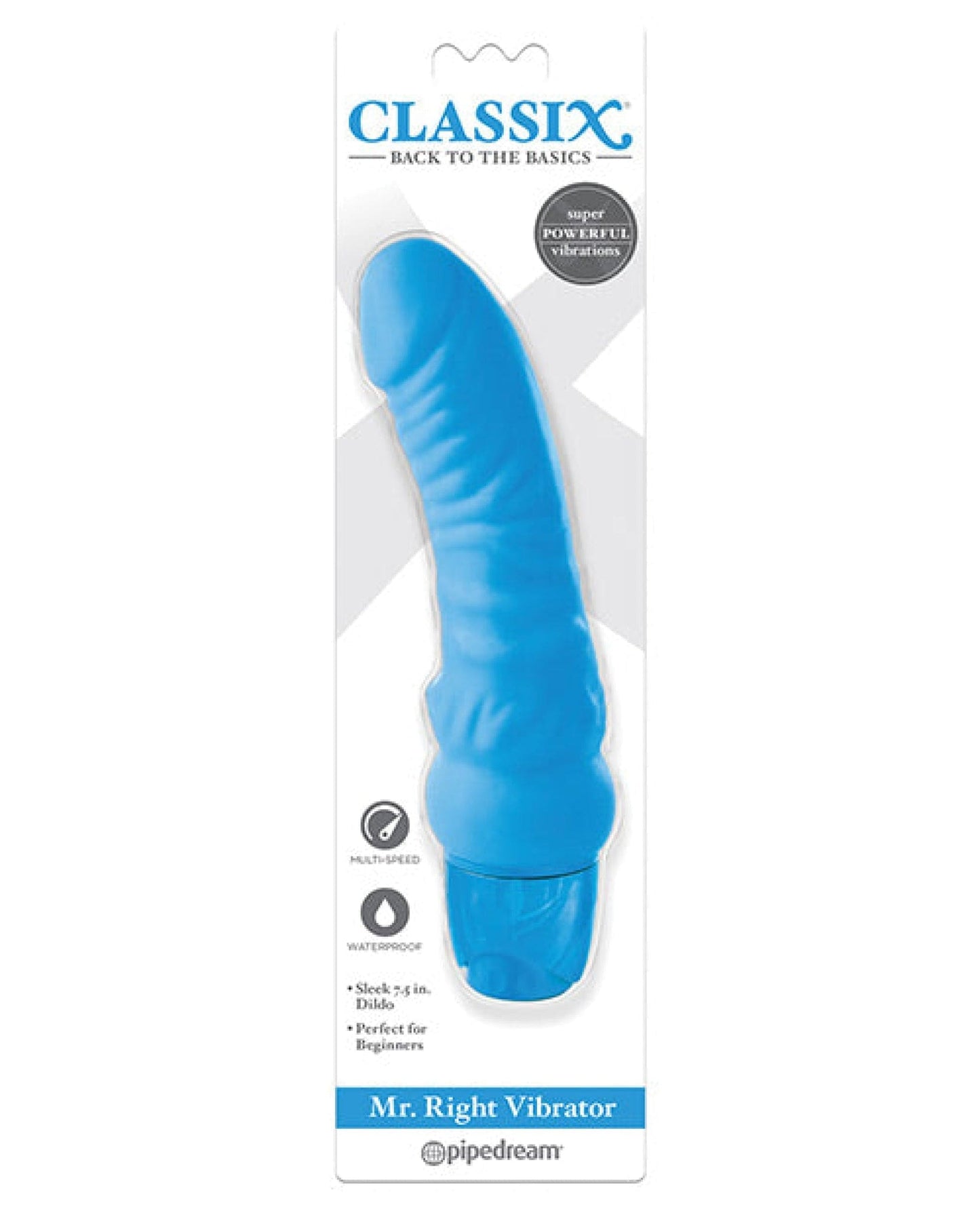 Doll Authority Vibrators Blue Classix Mr Right Vibrator