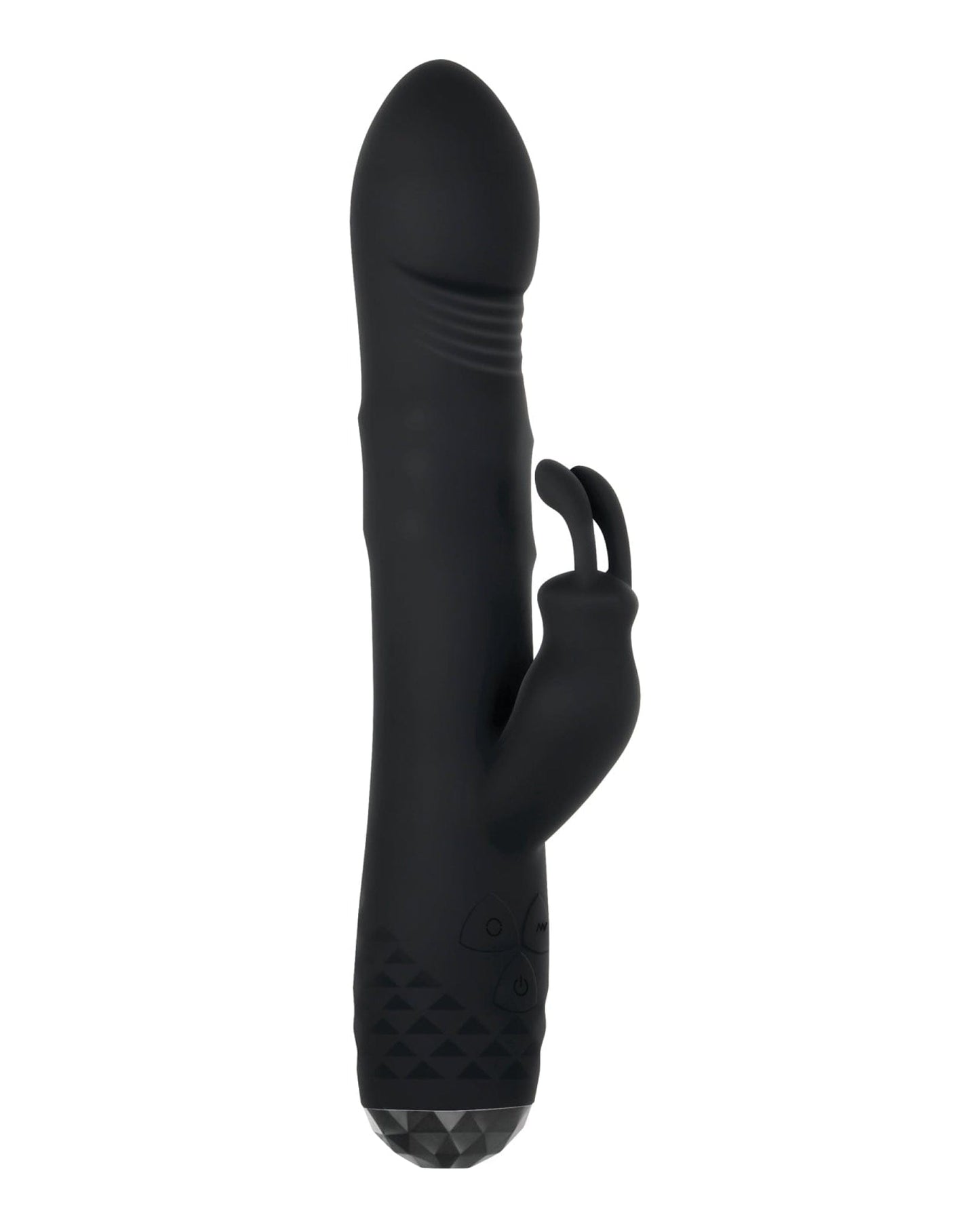 Doll Authority Vibrators Evolved Bodacious Bunny Rotating Rabbit - Black