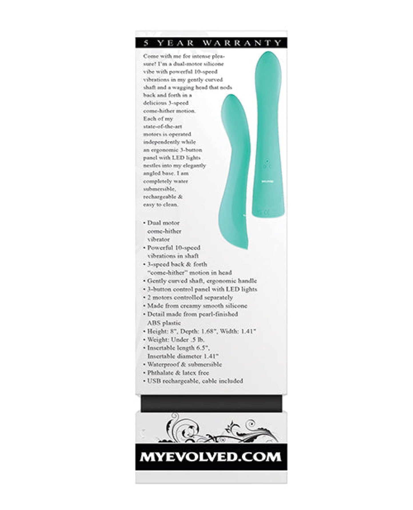 Doll Authority Vibrators Evolved Come With Me - Mint