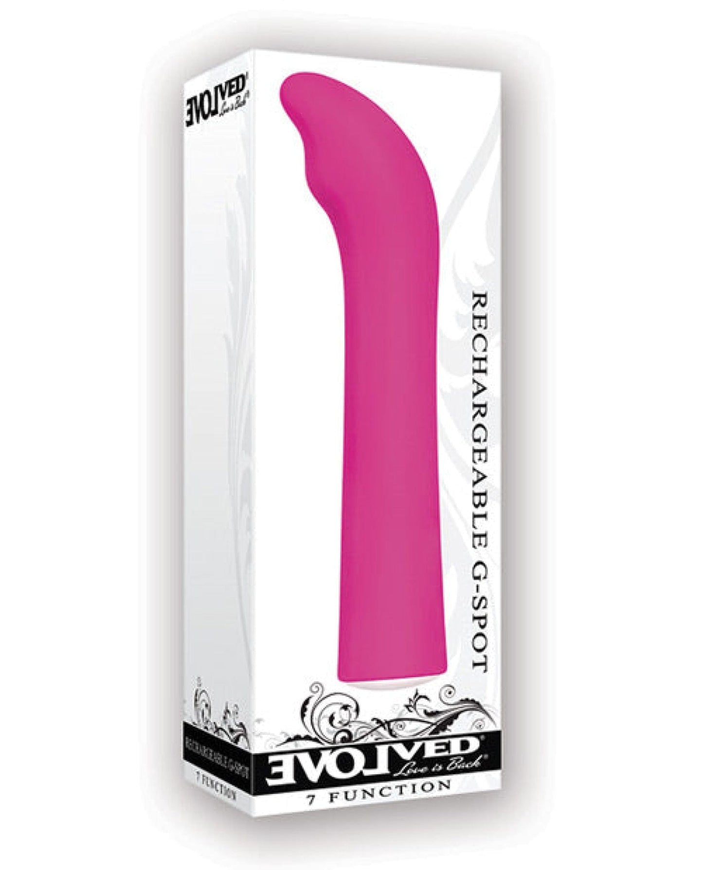 Doll Authority Vibrators Evolved Rechargeable G Spot Vibe - Pink