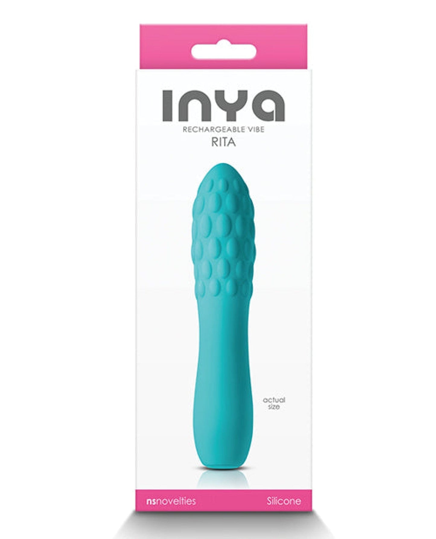 Doll Authority Vibrators Teal Inya Rita Rechargeable Vibe