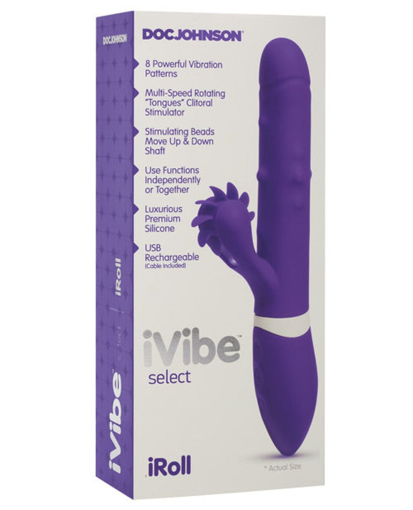 Doll Authority Vibrators Purple Ivibe Select Iroll