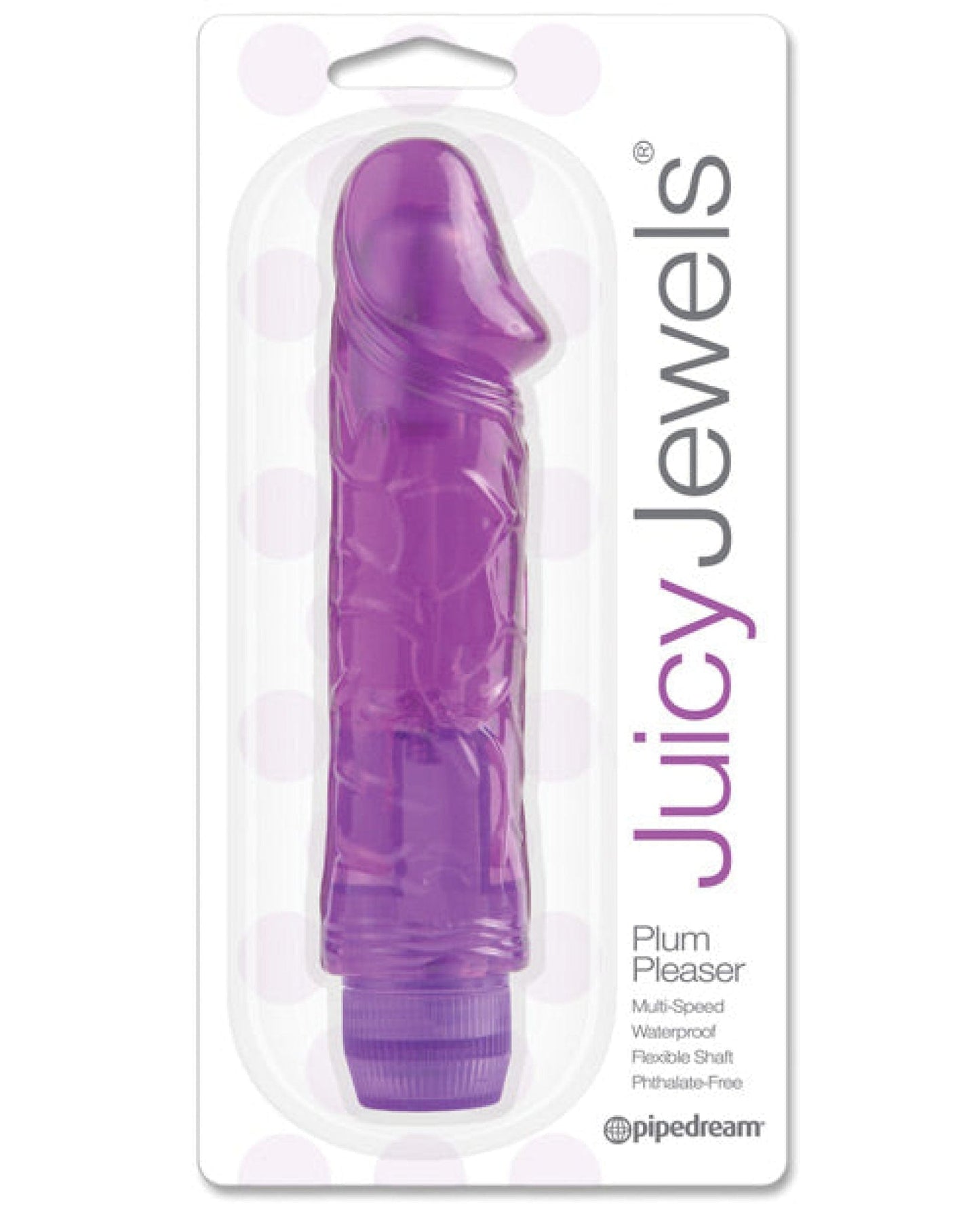 Doll Authority Vibrators Juicy Jewels Plum Teaser Vibrator - Purple