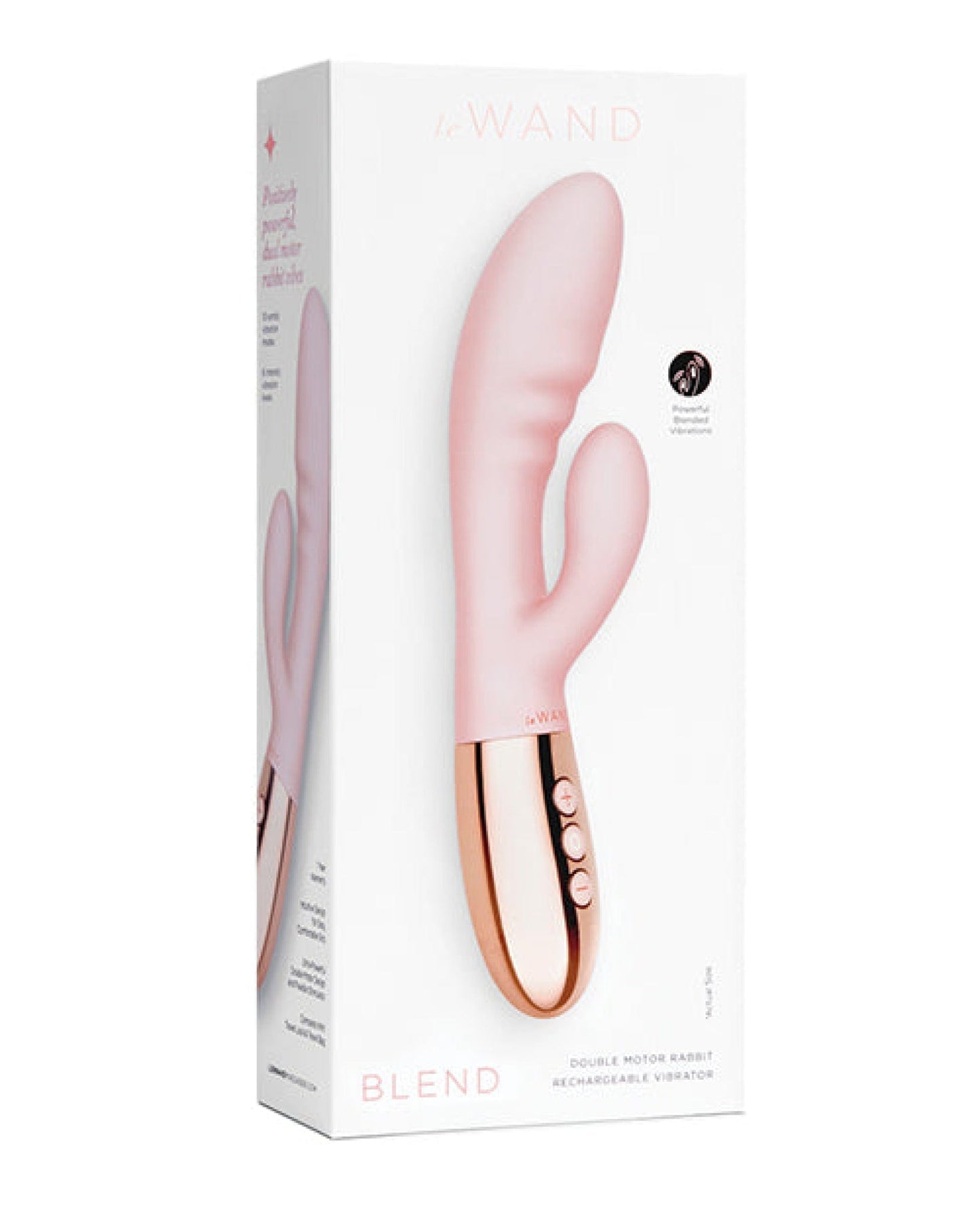 Doll Authority Vibrators Rose Gold Le Wand Blend Double Motor Rabbit Rechargeable Vibrator
