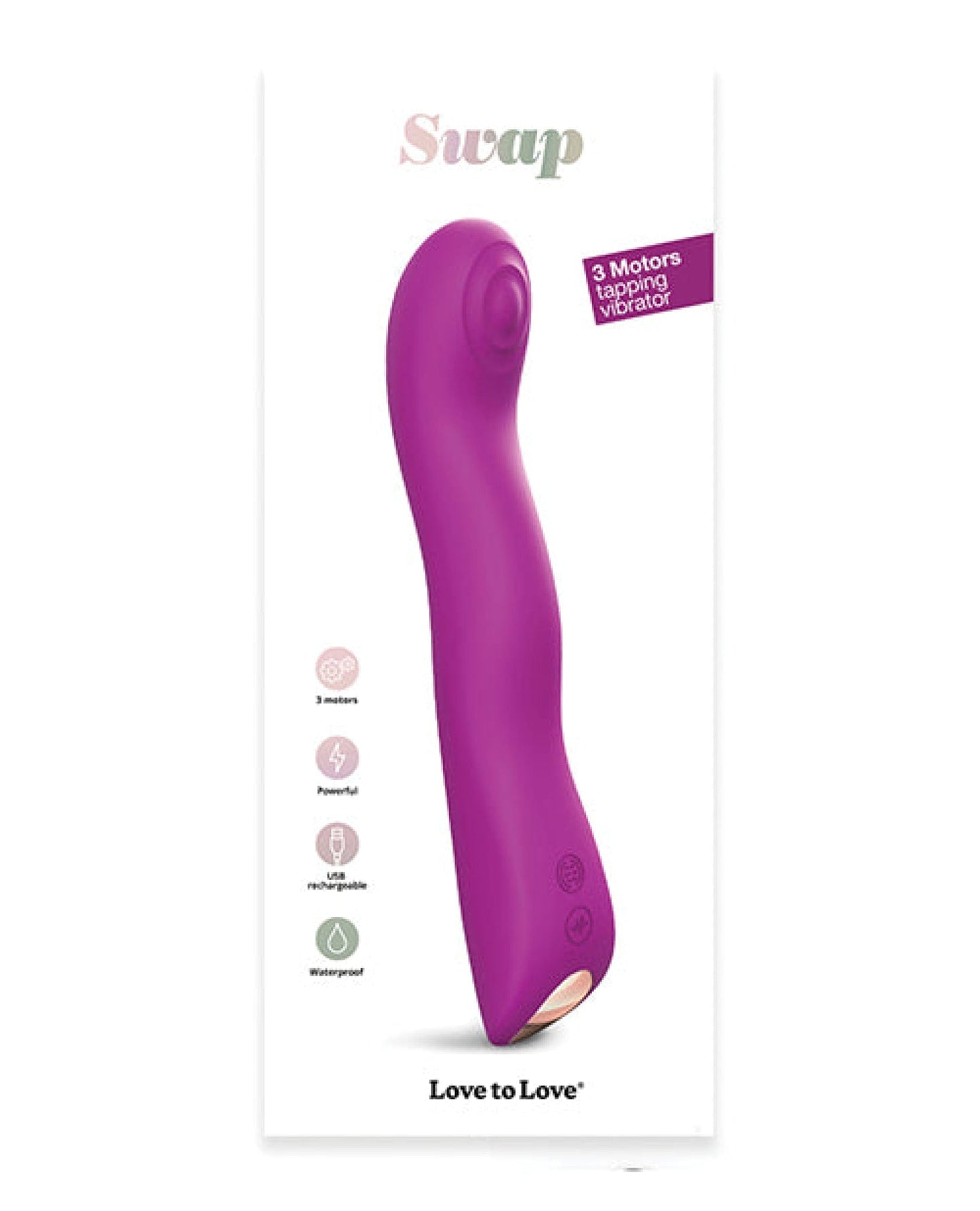 Doll Authority Vibrators Sweet Orchid Love To Love Swap Tapping Vibrator