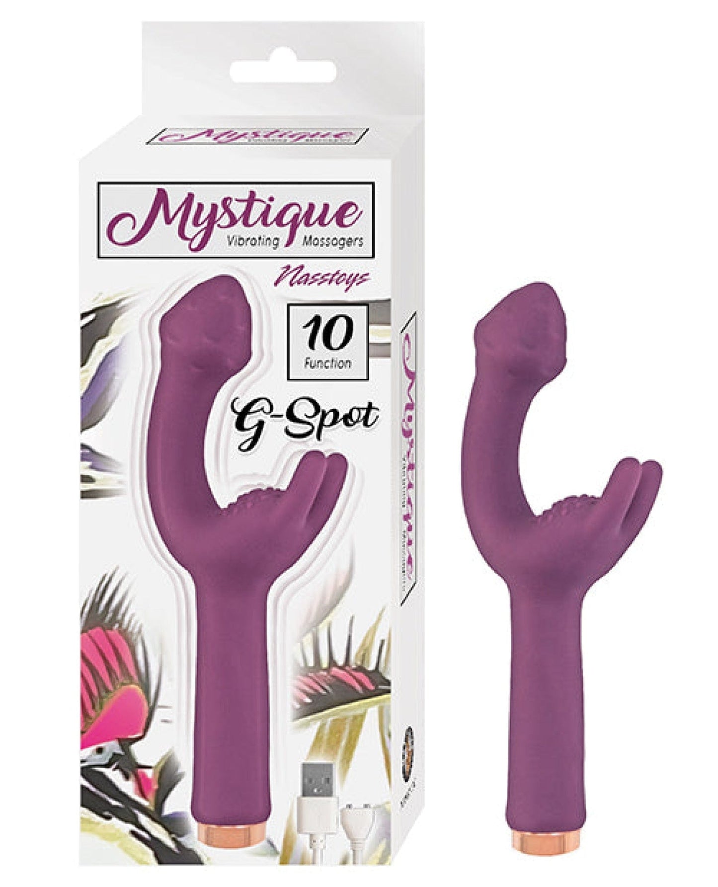Doll Authority Vibrators Eggplant Mystique Vibrating G Spot Massager