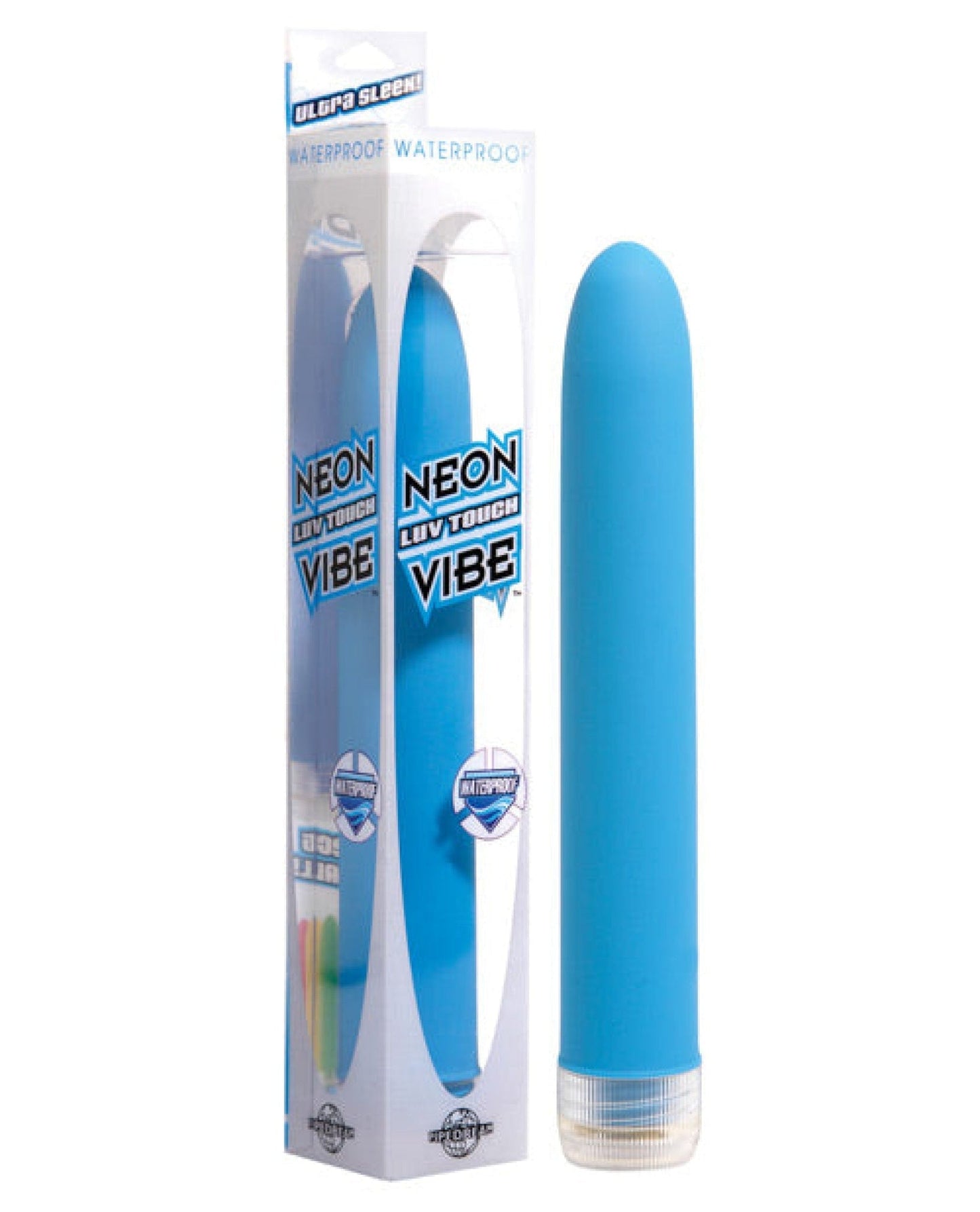 Doll Authority Vibrators Blue Neon Luv Touch Vibe Waterproof