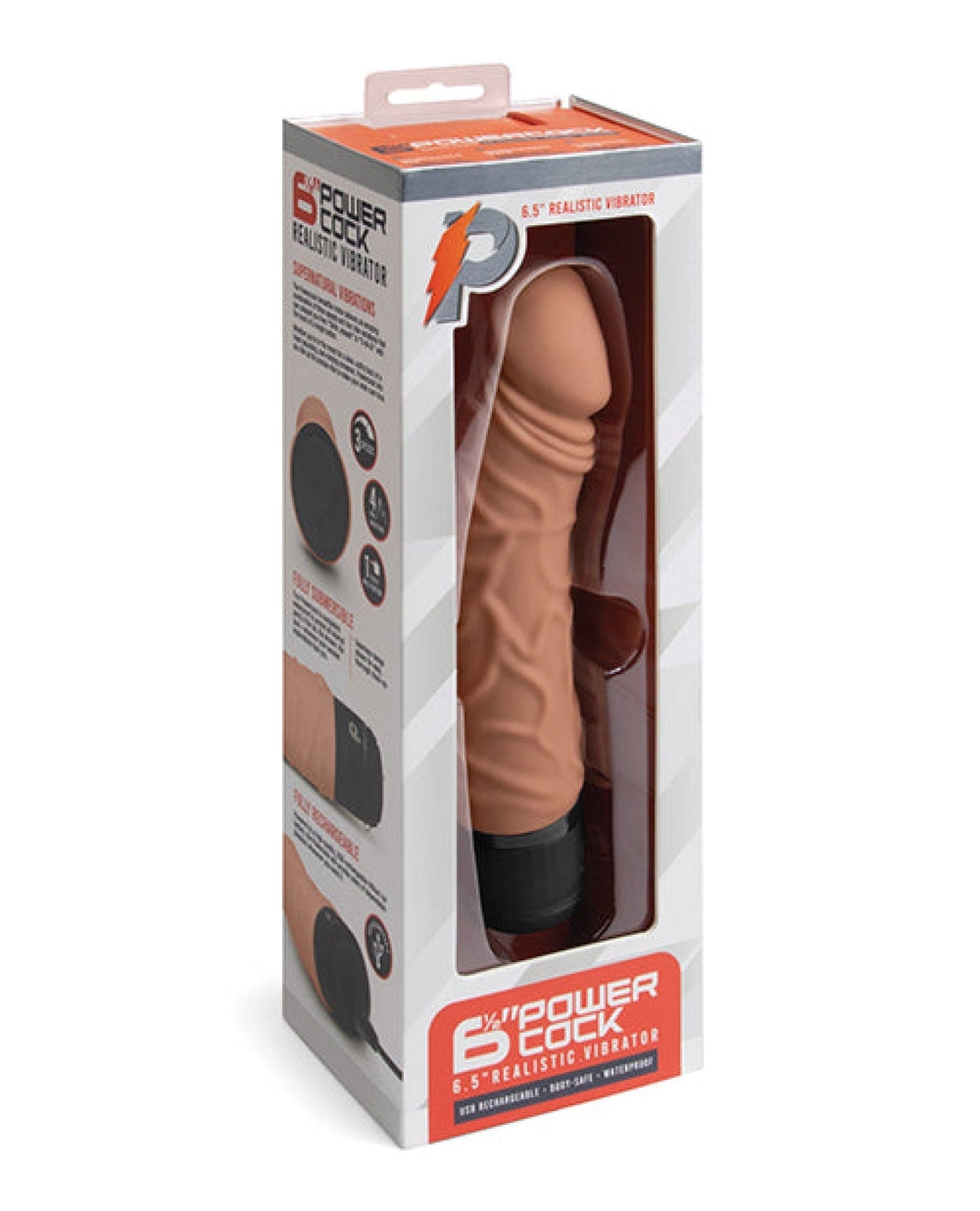 Doll Authority Vibrators Mocha Powercocks 6.5" Realistic Vibrator