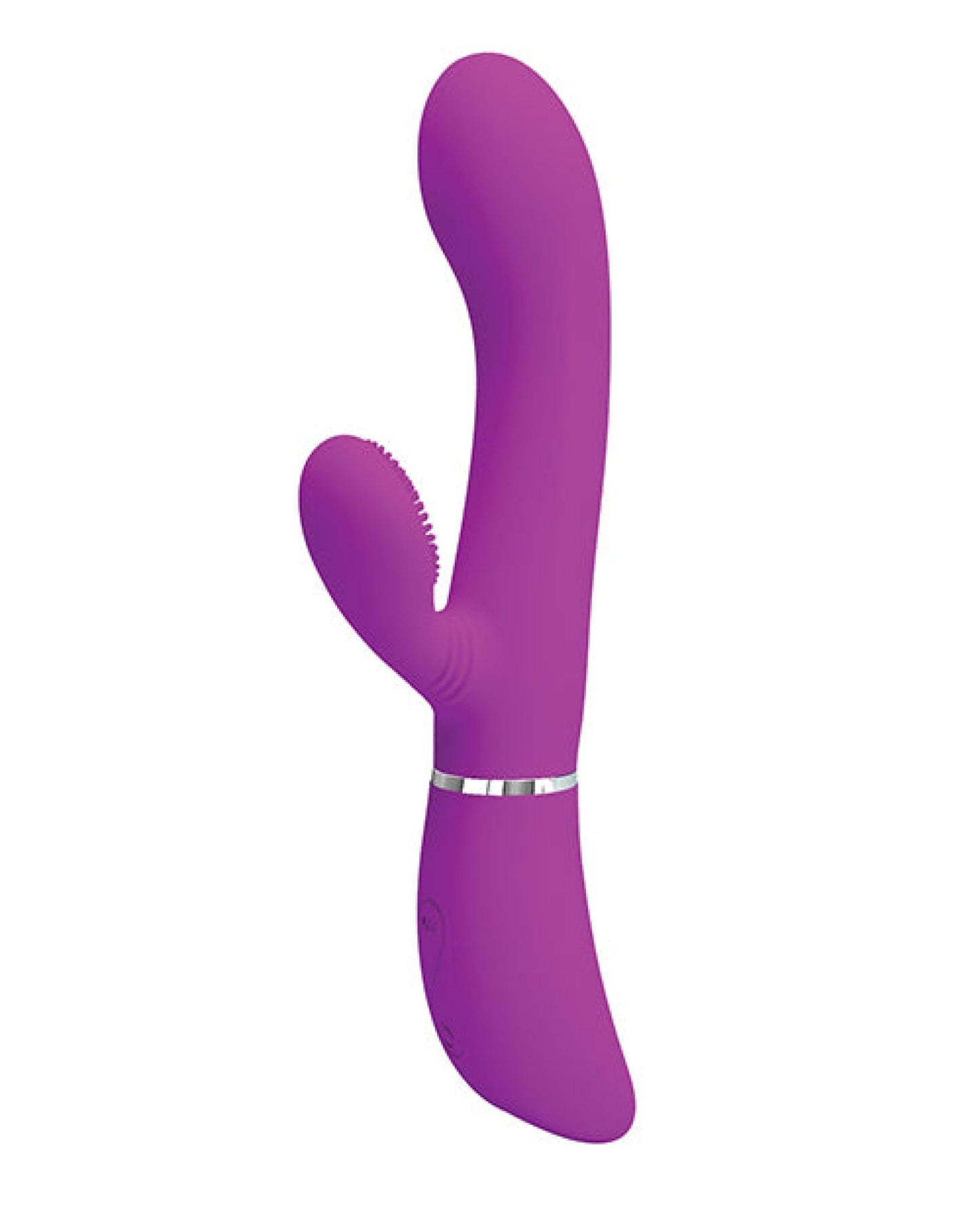 Doll Authority Vibrators Pretty Love Side To Side Moving Rabbit - Fuchsia