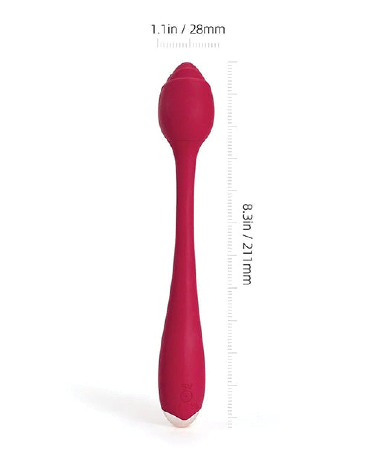 Doll Authority Vibrators Rosette Clitoral & G Spot Vibrator - Red