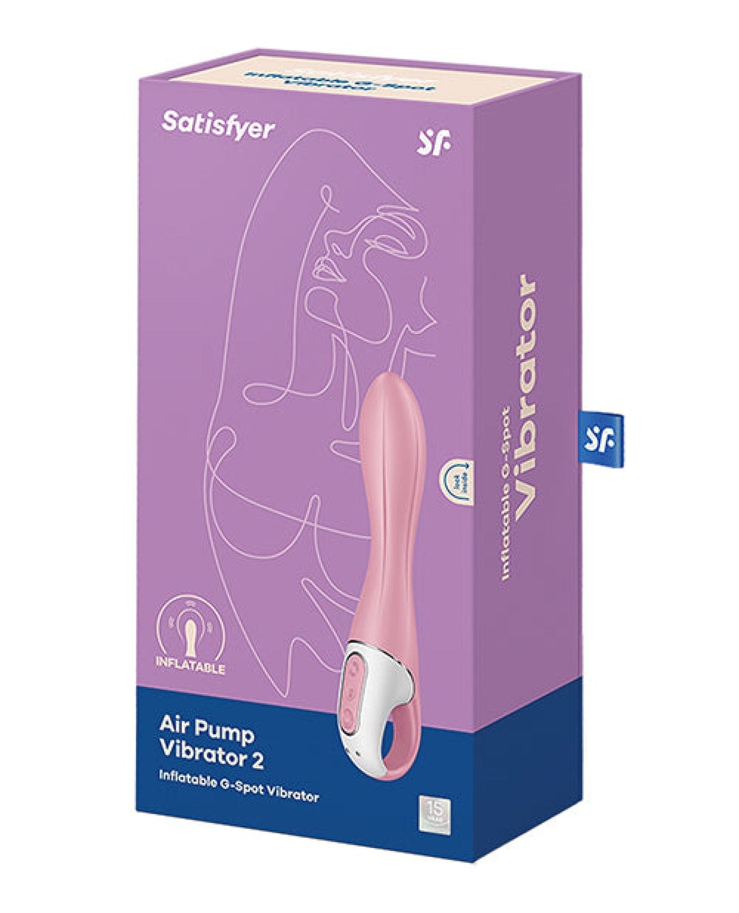 Doll Authority Vibrators Satisfyer Air Pump Vibrator 2 - Light Red