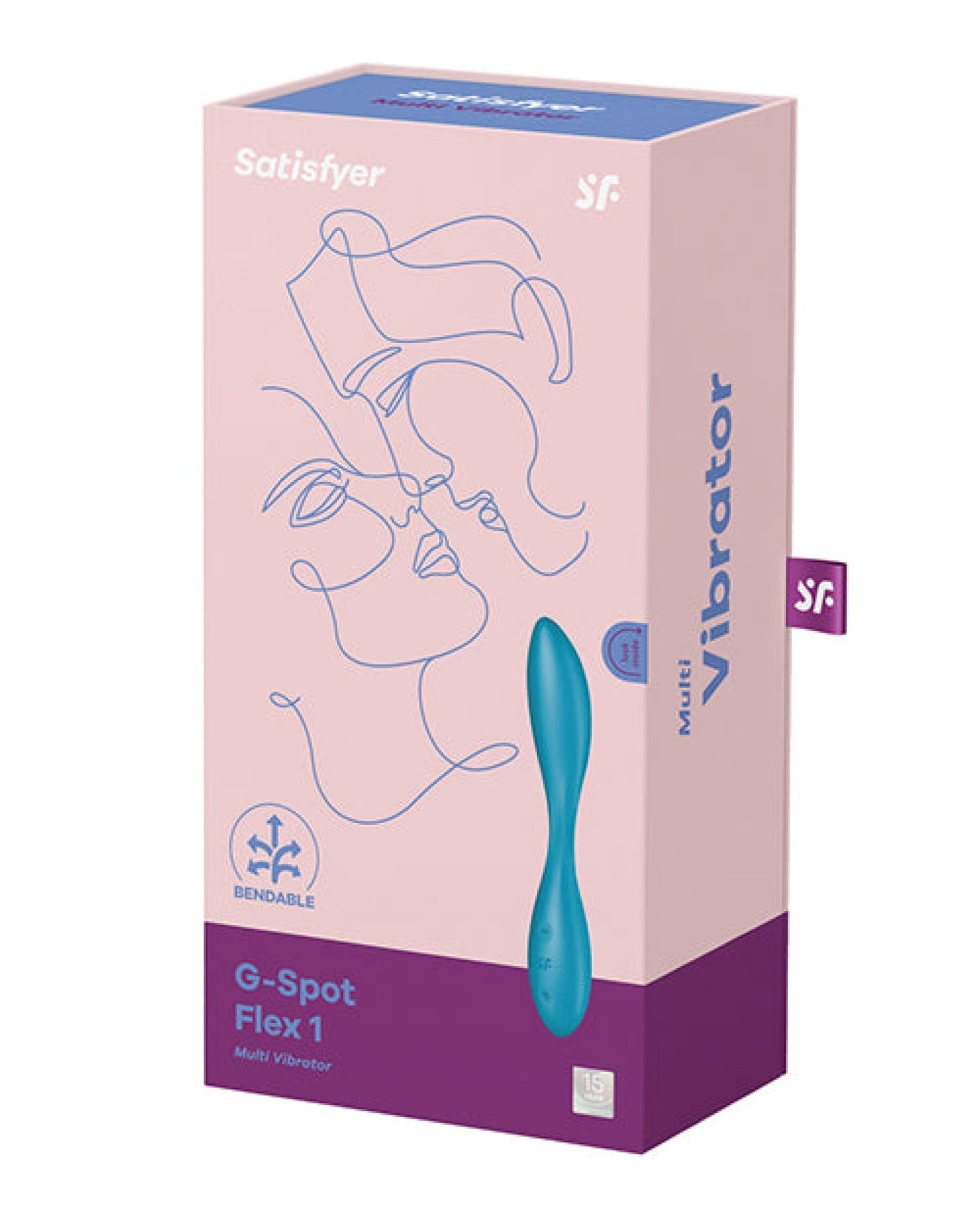 Doll Authority Vibrators Satisfyer G Spot Flex 1 - Petrol