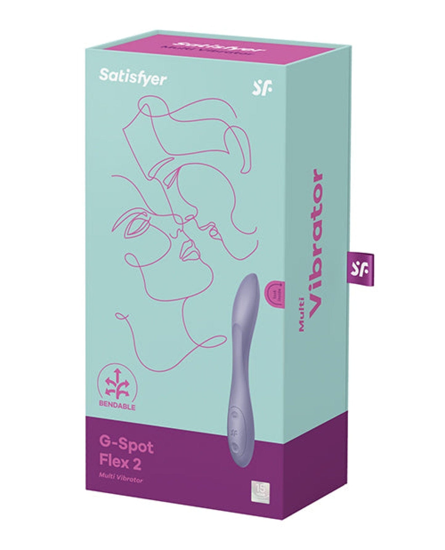 Doll Authority Vibrators Satisfyer G Spot Flex 2 - Dark Violet