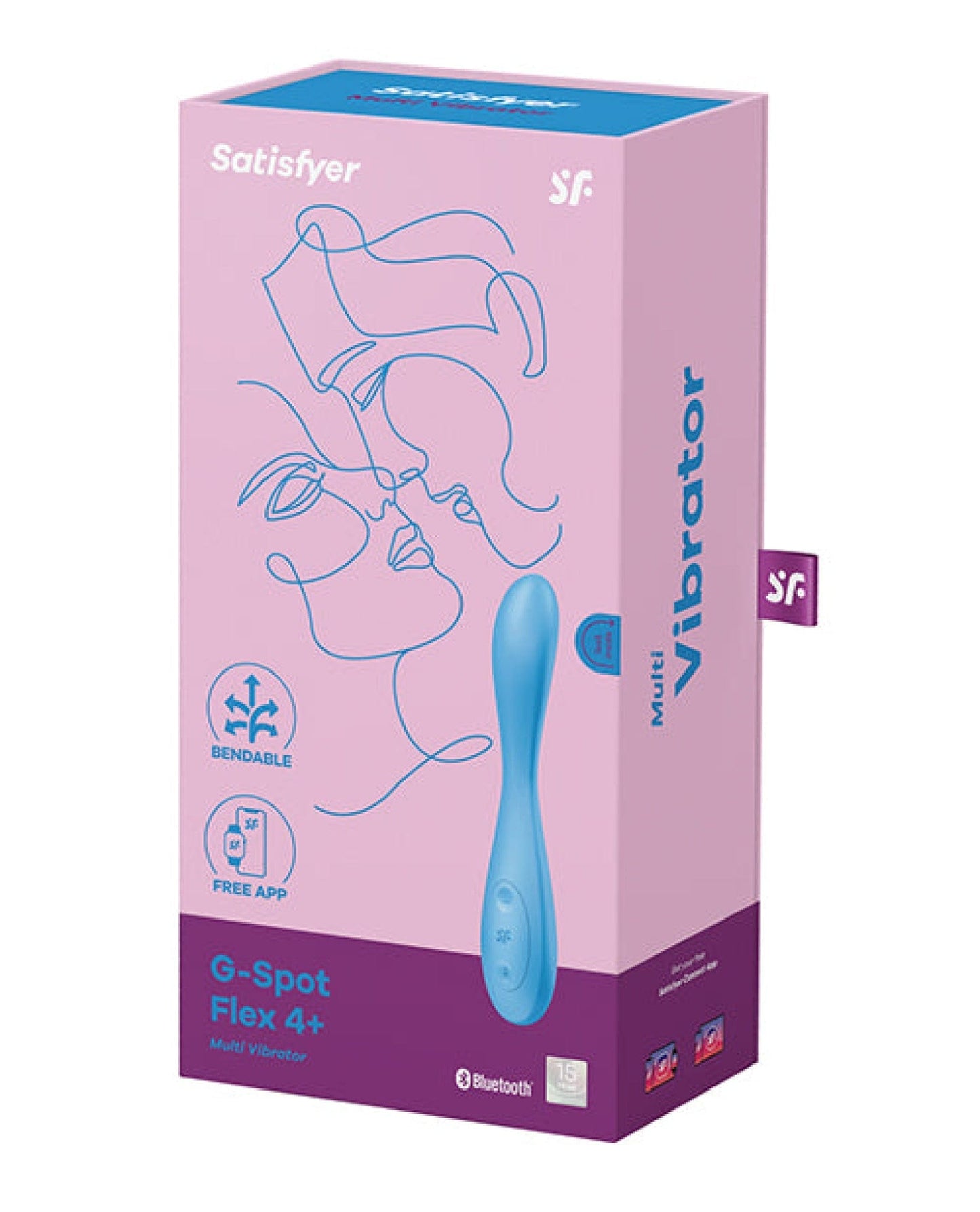 Doll Authority Vibrators Satisfyer G Spot Flex 4+ - Blue