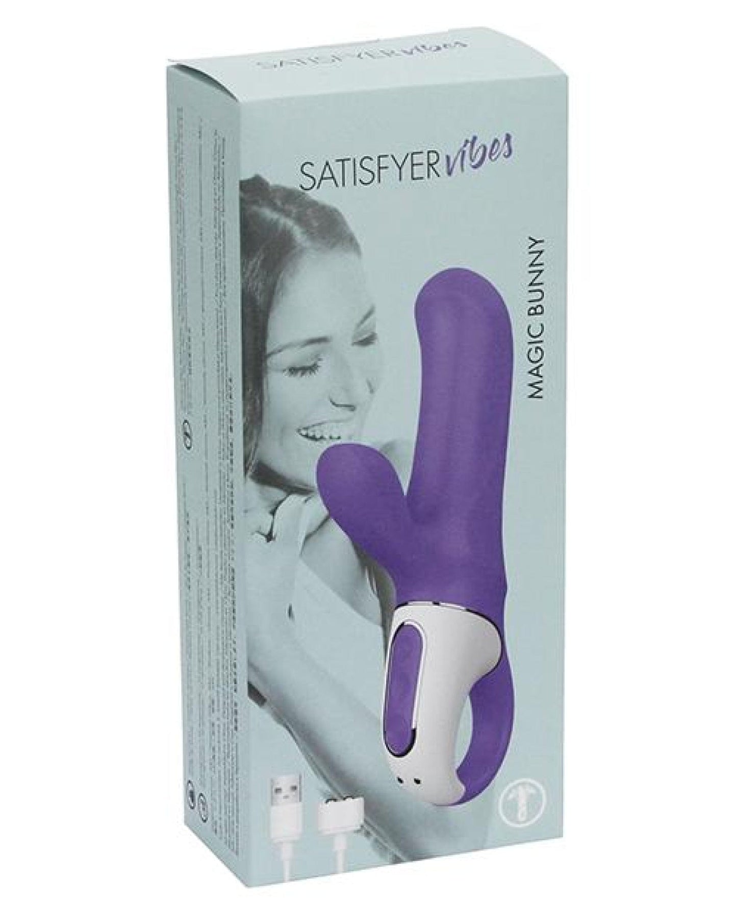 Doll Authority Vibrators Satisfyer Vibes Magic Bunny - Blue