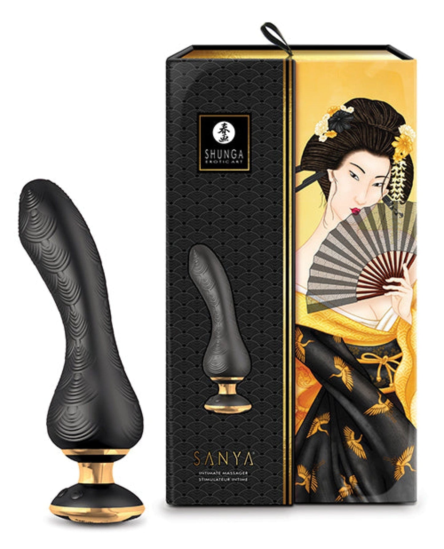 Doll Authority Vibrators Black Shunga Sanya Intimate Massager