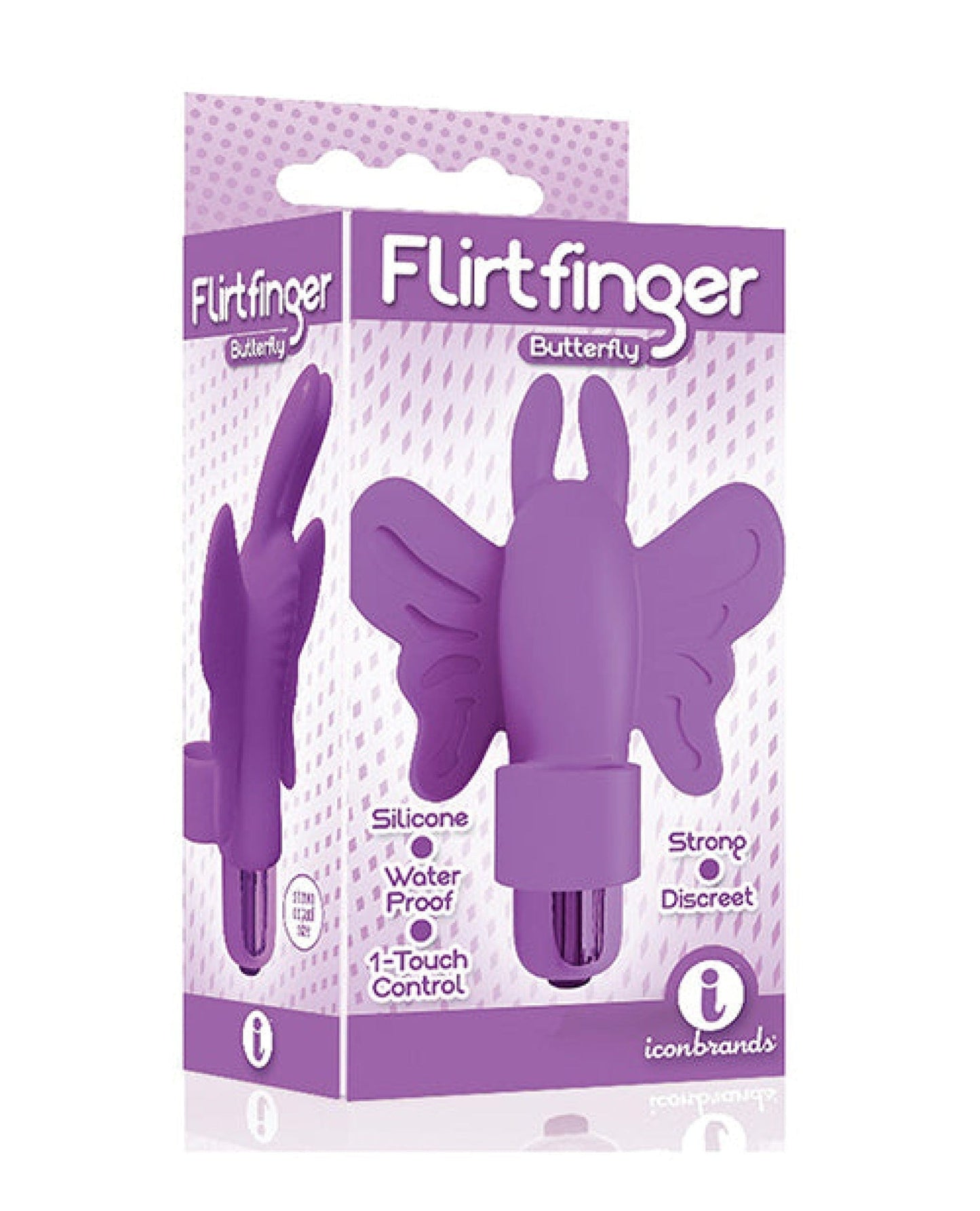 Doll Authority Vibrators Purple The 9's Flirtfinger Butterfly