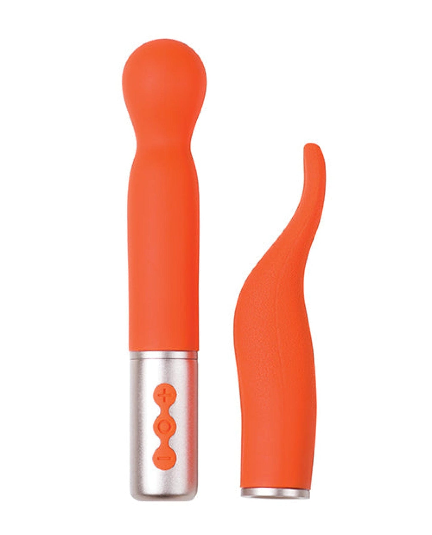 Doll Authority Vibrators Coral The Naughty Collection Interchangeable Heads Vibrator - Bundle