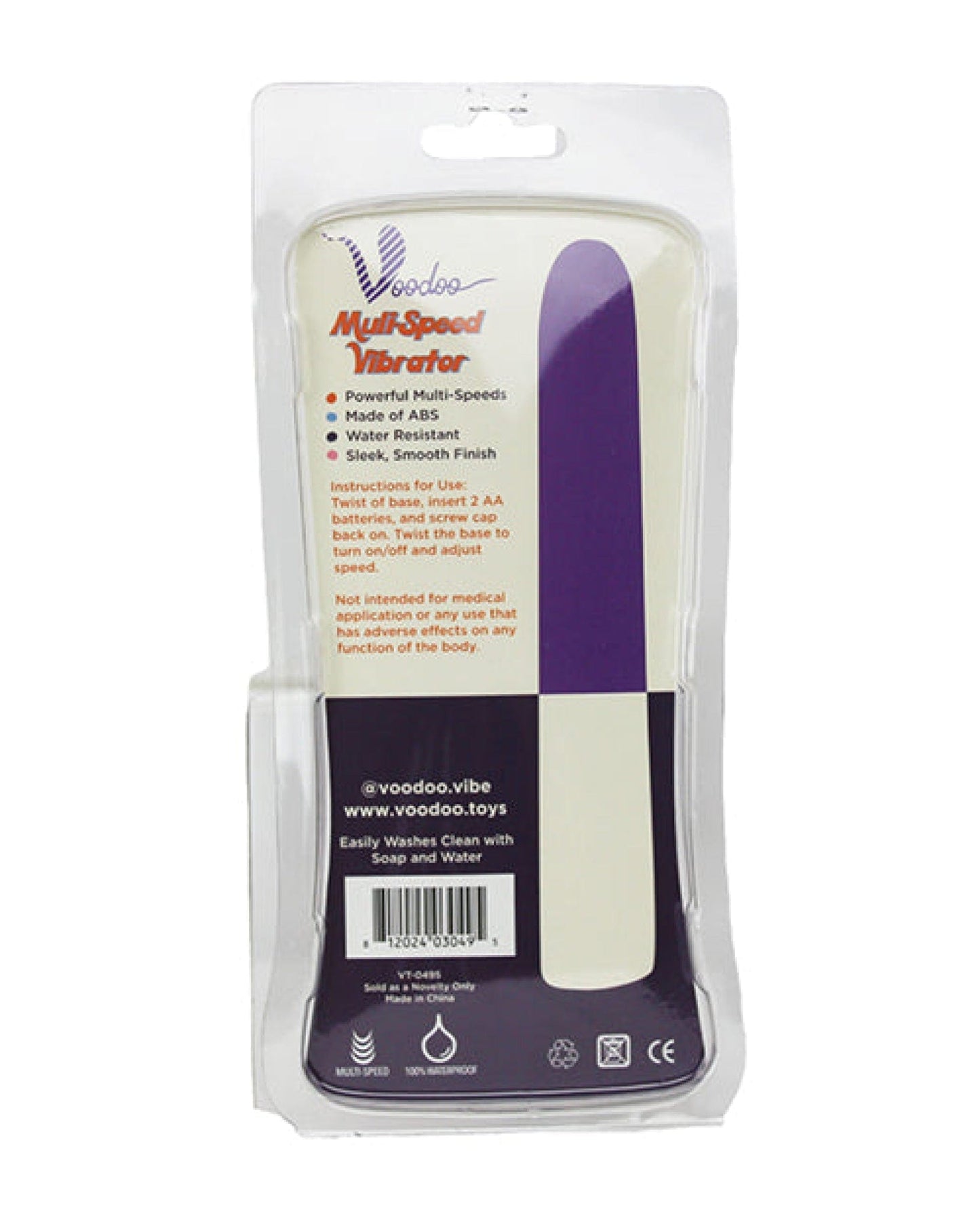 Doll Authority Vibrators Voodoo 7" Vibe - Pink