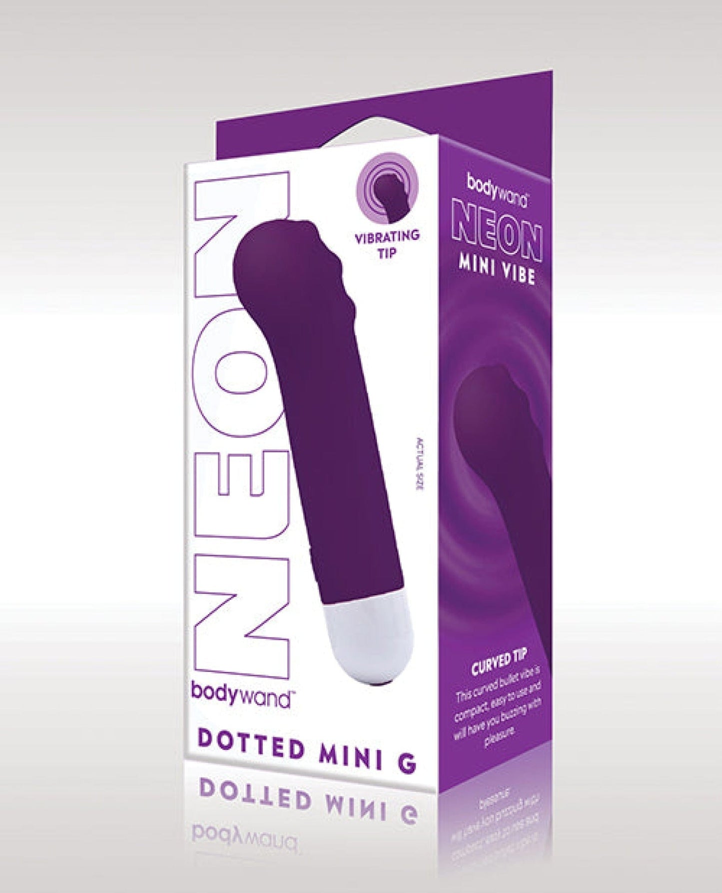 Doll Authority Vibrators Purple Xgen Bodywand Neon Mini Dotted G Vibe - Neon