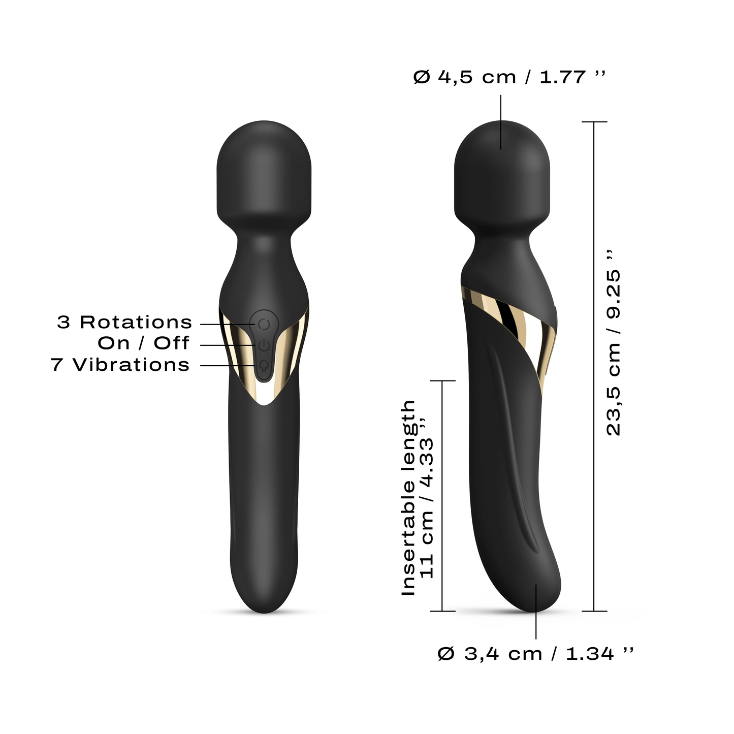 Dorcel Vibrators Dual Orgasms Gold