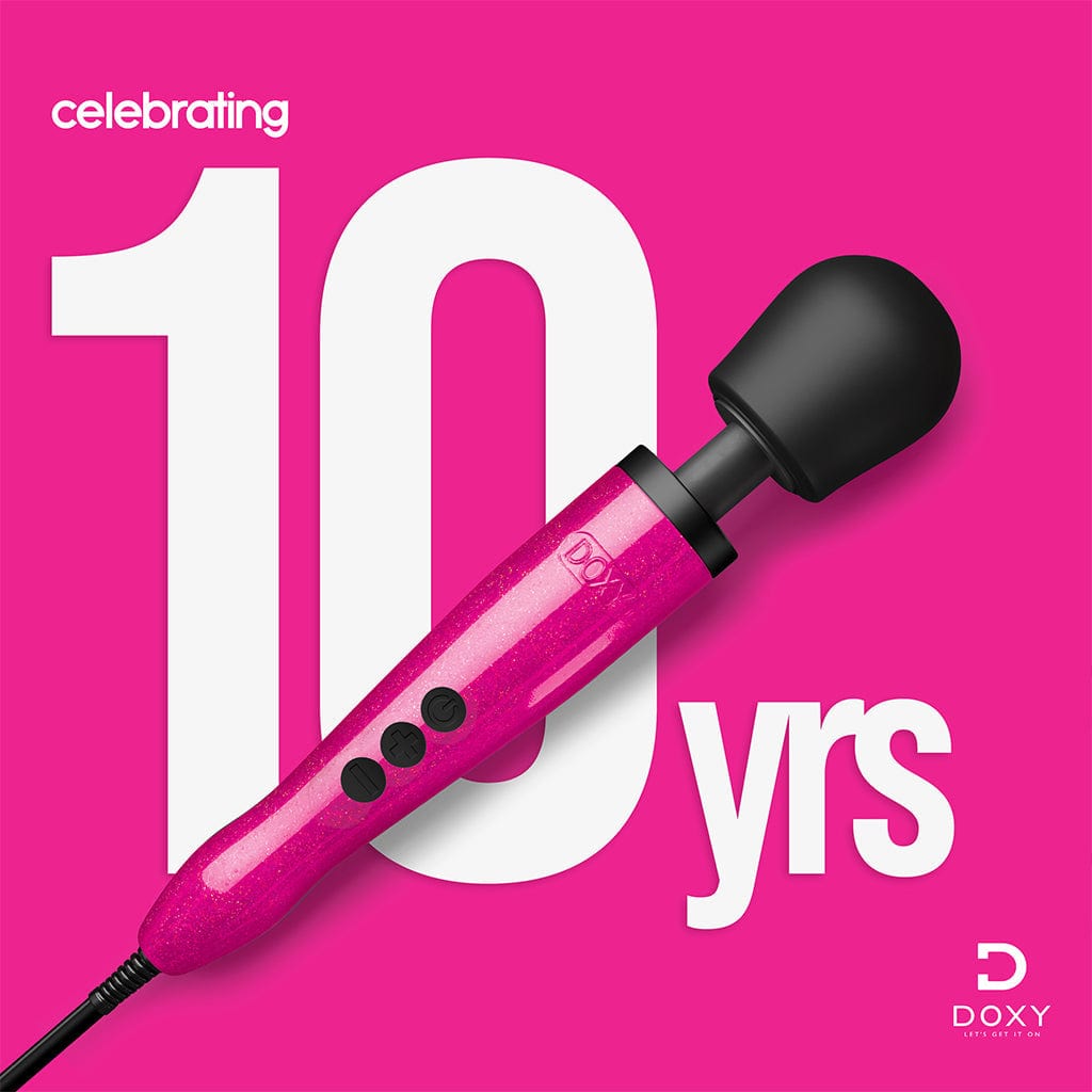 DOXY Vibrators Die Cast - Breast Cancer Awareness Edition - Hot Pink