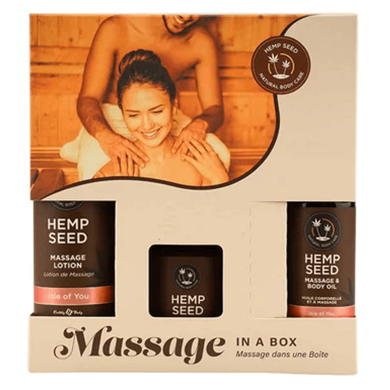 Earthly Body Lubes Massage in A Box: Isle of You
