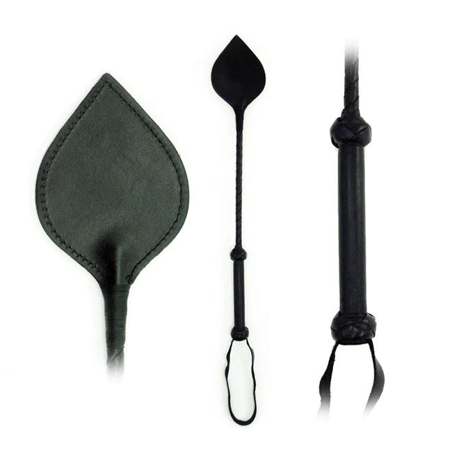 Fetissimo Other Riding Crop Spade Leather 18in