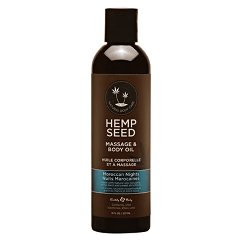 HEMP SEED Lubes Massage Oil Moroccan Nights 8 fl oz / 237 ml