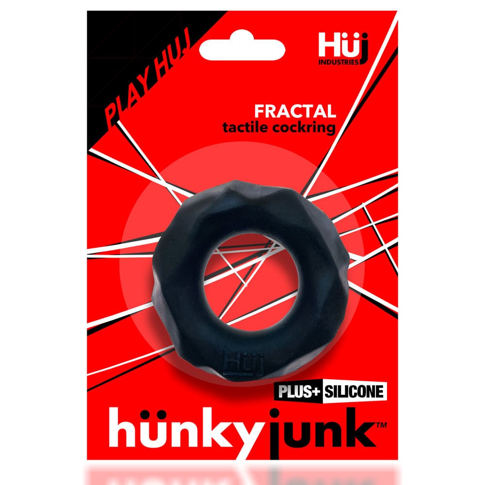 Hunkyjunk For Him FRACTAL tactile cockring TAR ICE
