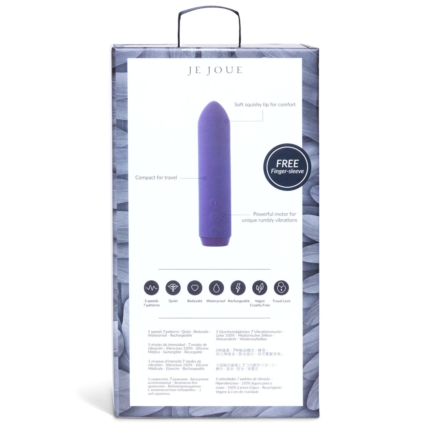 Je Joue Vibrators Purple Je Joue Classic Rechargeable Bullet Vibrator Purple