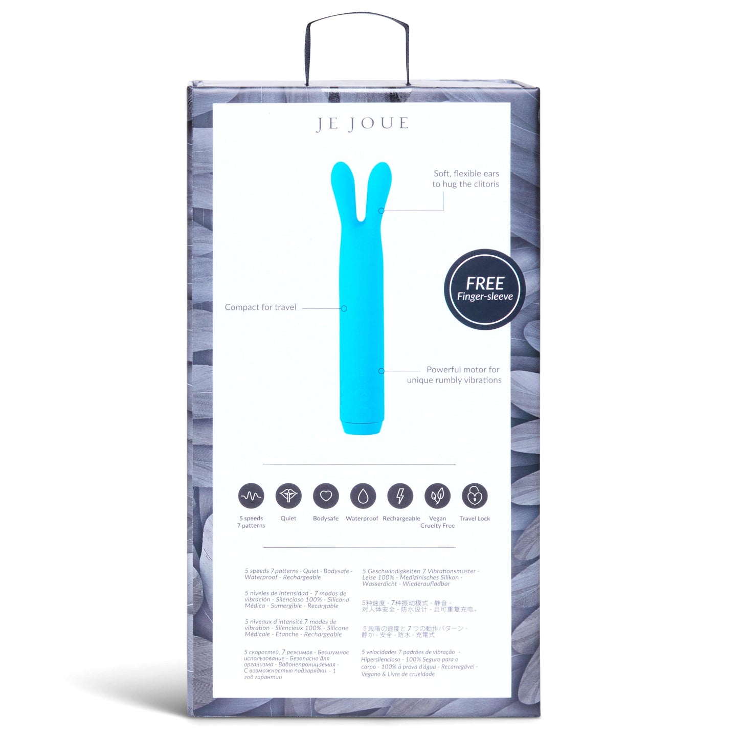 Je Joue Vibrators Teal Je Joue Rabbit Bullet Vibrator Teal