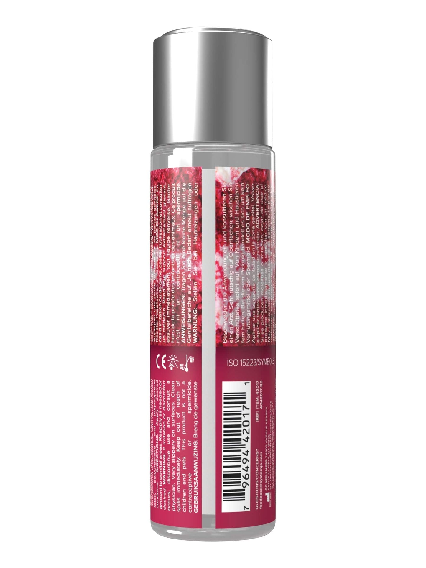 JO Lubricants Lubes Flavoured JO H2O Red Velvet Cake Flavored Lubricant - 2 fl oz 60 mL