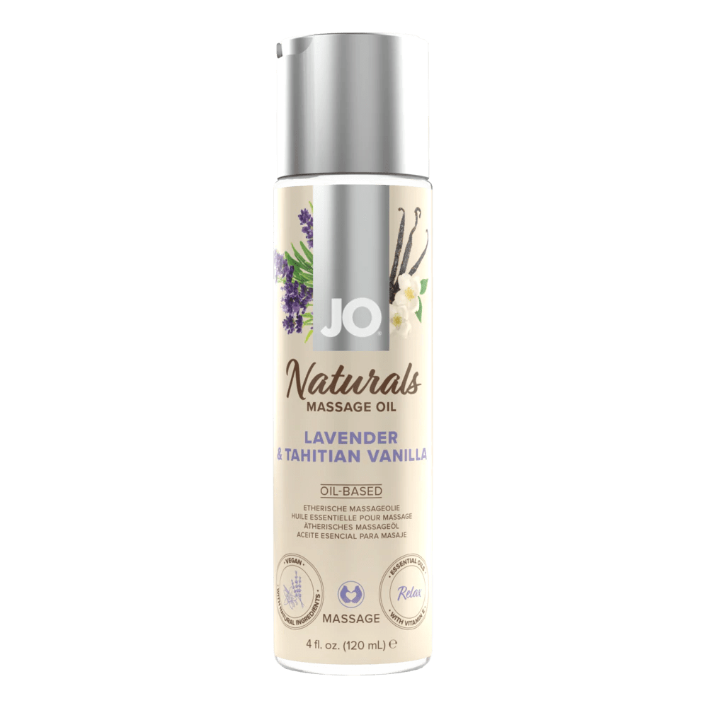 JO Lubricants Other JO Naturals - Lavender & Vanilla - Massage 4 floz / 120 mL