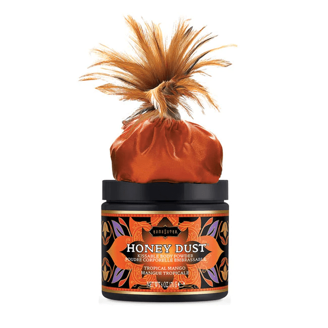 Kama Sutra Lubes Honey Dust Body Powder Tropical Mango (6oz)