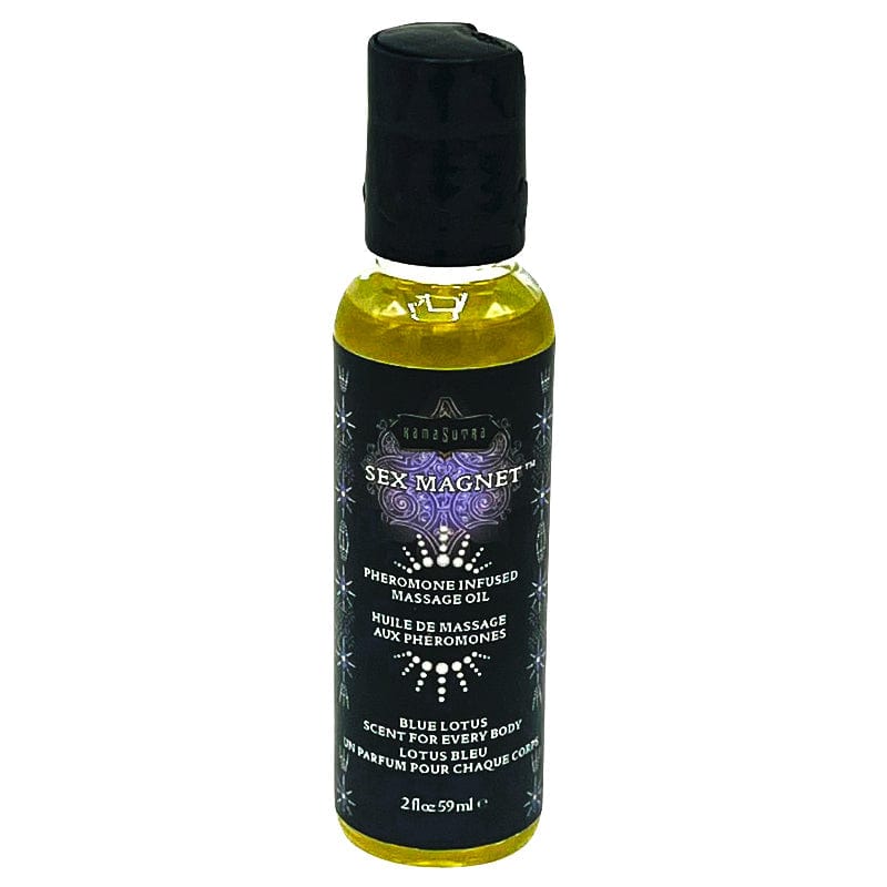 Kama Sutra Lubes SEX MAGNET Pheromone - Blue Lotus Massage Oil 2oz