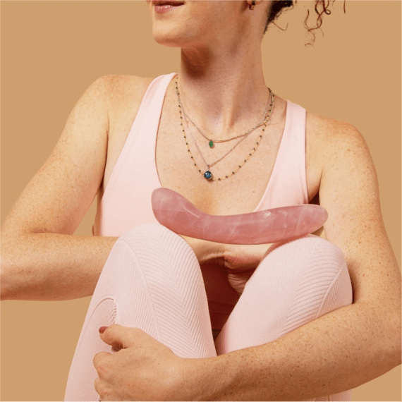 LE Wand Dongs & Dildos Crystal G Wand - Rose Quartz