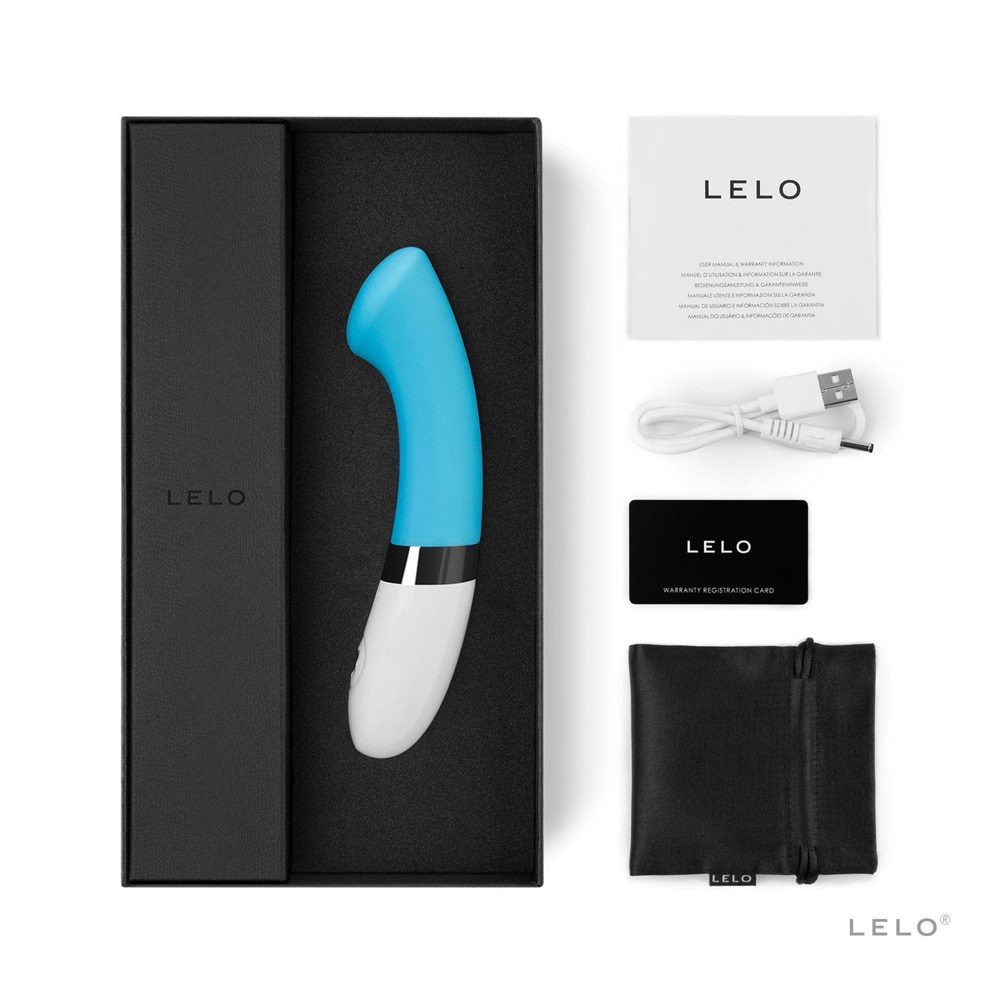 Lelo Vibrators Gigi 2 Turquoise Blue