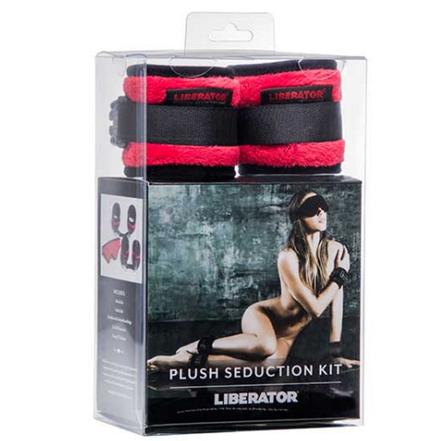 Liberator BDSM Black Label Seduction Cuff Kit Black Microfiber