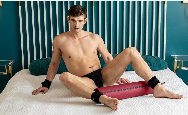 Liberator BDSM Default Talea Spreader Bar Claret Faux Leather