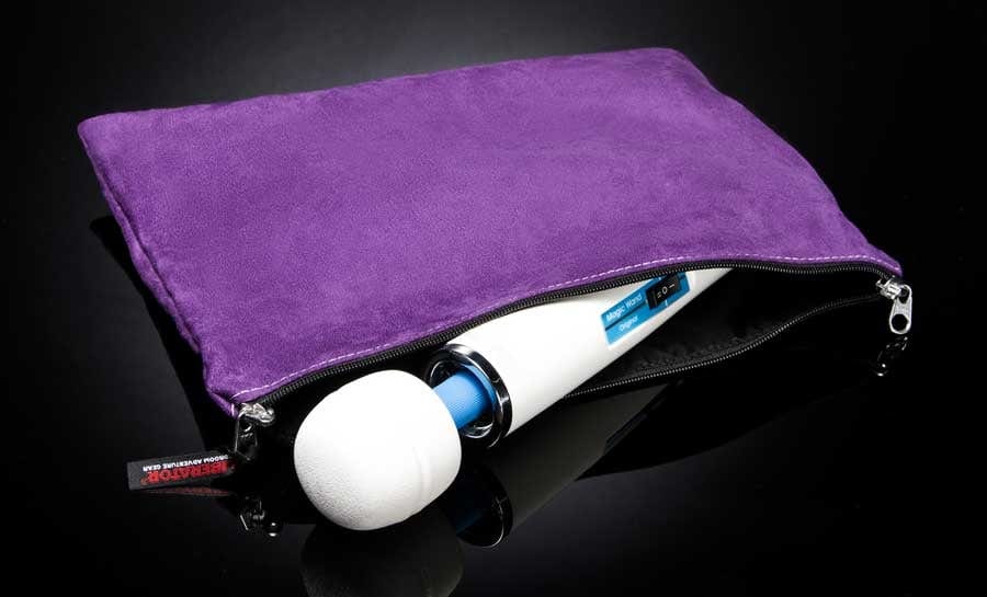 Liberator Vibrators Zappa Toy Bag Grape Microsuede