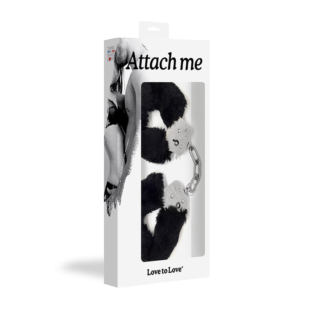 LOVE TO LOVE BDSM ATTACH ME - HANDCUFFS BLACK