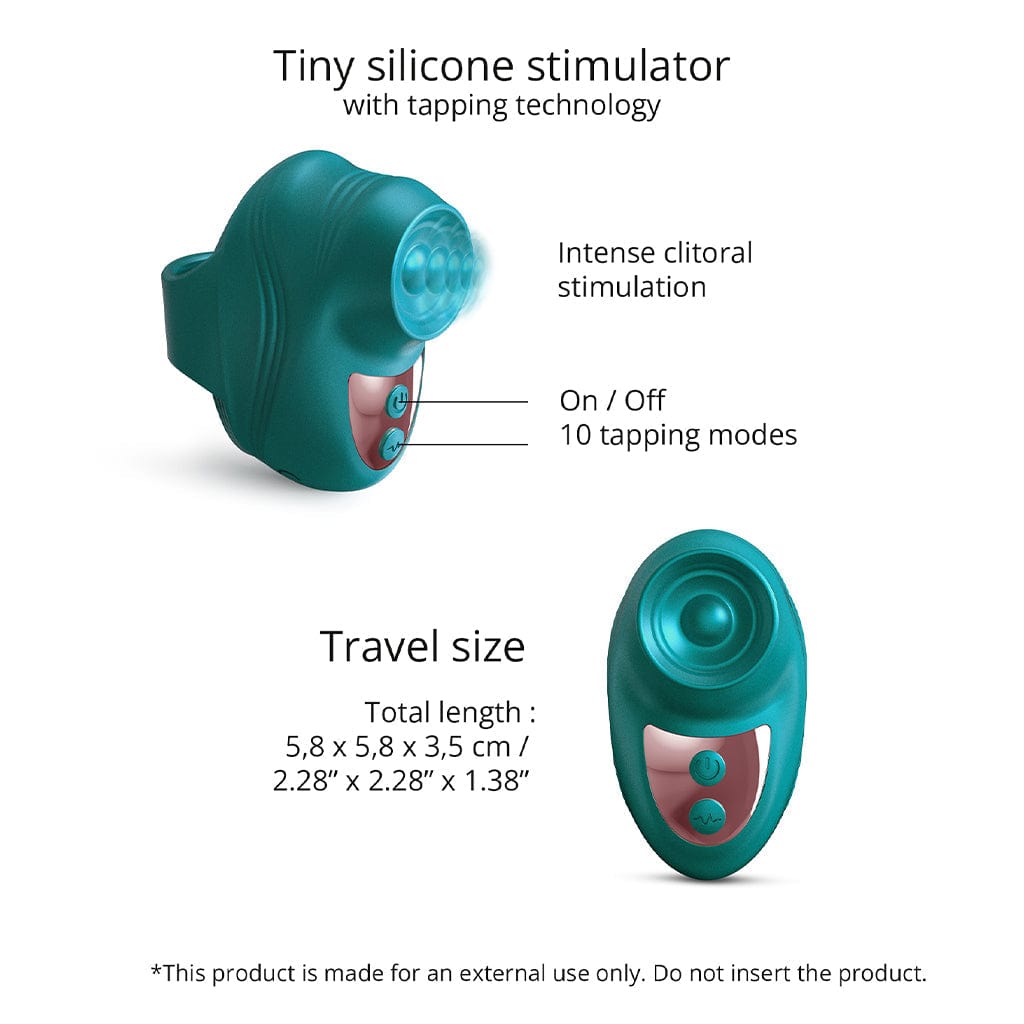 LOVE TO LOVE Vibrators KISSCOOL - IRIDESCENT TEAL